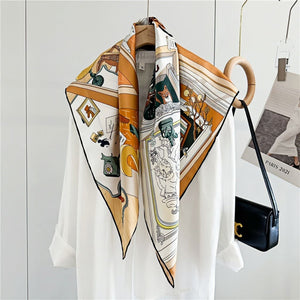 MaraSilk Pure Mulberry Silk Scarf - Square Twill MS351