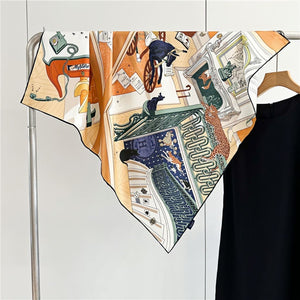 MaraSilk Pure Mulberry Silk Scarf - Square Twill MS351