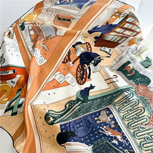 MaraSilk Pure Mulberry Silk Scarf - Square Twill MS351