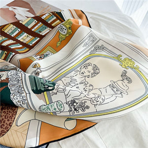 MaraSilk Pure Mulberry Silk Scarf - Square Twill MS351