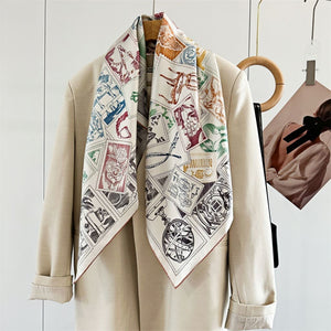 MaraSilk Pure Mulberry Silk Scarf - Square Twill MS353