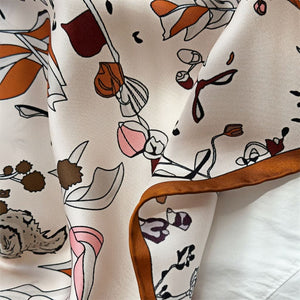 MaraSilk Pure Mulberry Silk Scarf - Square Twill MS354