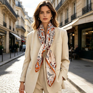 MaraSilk Pure Mulberry Silk Scarf - Square Twill MS354
