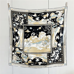 MaraSilk Pure Mulberry Silk Scarf - Square Twill MS358 34" x 34" MS35801