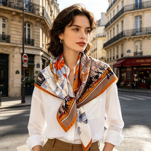 MaraSilk Pure Mulberry Silk Scarf - Square Twill MS360