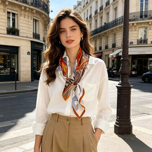 MaraSilk Pure Mulberry Silk Scarf - Square Twill MS360