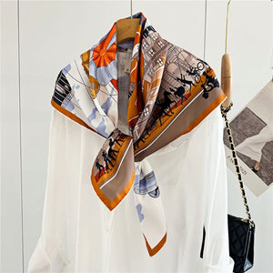 MaraSilk Pure Mulberry Silk Scarf - Square Twill MS360 34" x 34" MS36001