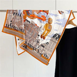 MaraSilk Pure Mulberry Silk Scarf - Square Twill MS360