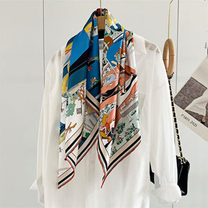 MaraSilk Pure Mulberry Silk Scarf - Square Twill MS361