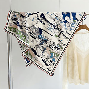 MaraSilk Pure Mulberry Silk Scarf - Square Twill MS361