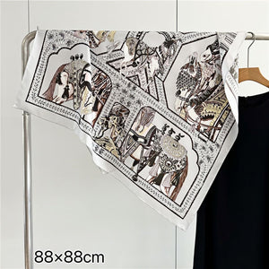 MaraSilk Pure Mulberry Silk Scarf - Square Twill MS363