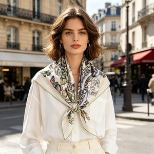 MaraSilk Pure Mulberry Silk Scarf - Square Twill MS365