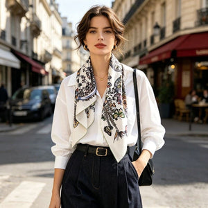 MaraSilk Pure Mulberry Silk Scarf - Square Twill MS365