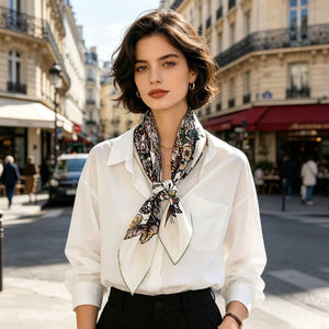 MaraSilk Pure Mulberry Silk Scarf - Square Twill MS365