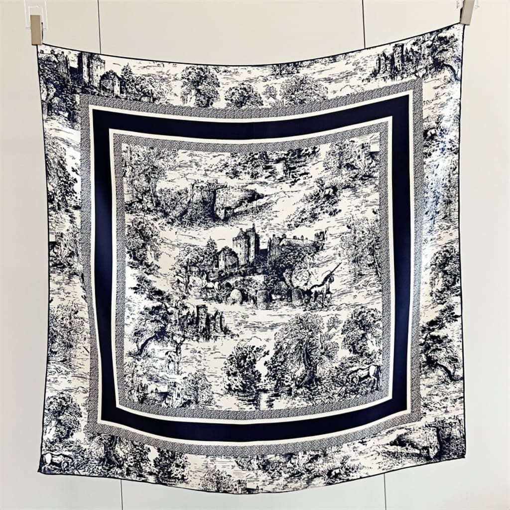 MaraSilk Pure Mulberry Silk Scarf - Square Twill MS369