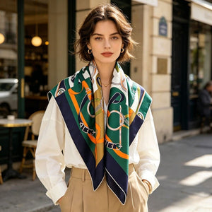 MaraSilk Pure Mulberry Silk Scarf - Square Twill MS372