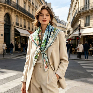 MaraSilk Pure Mulberry Silk Scarf - Square Twill MS375