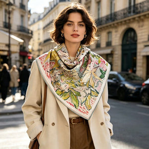 MaraSilk Pure Mulberry Silk Scarf - Square Twill MS375