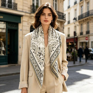 MaraSilk Pure Mulberry Silk Scarf - Square Twill MS375