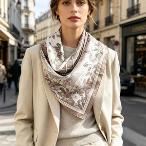 MaraSilk Pure Mulberry Silk Scarf - Square Twill MS375