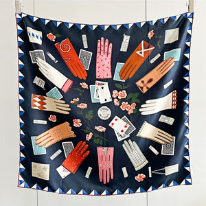 MaraSilk Pure Mulberry Silk Scarf - Square Twill MS376 34" x 34" MS37603