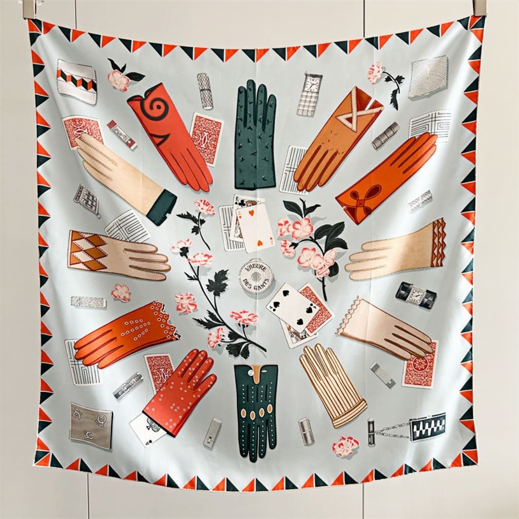 MaraSilk Pure Mulberry Silk Scarf - Square Twill MS376 34" x 34" MS37601