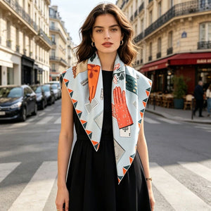 MaraSilk Pure Mulberry Silk Scarf - Square Twill MS376