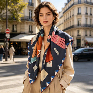 MaraSilk Pure Mulberry Silk Scarf - Square Twill MS376