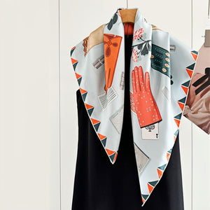 MaraSilk Pure Mulberry Silk Scarf - Square Twill MS376