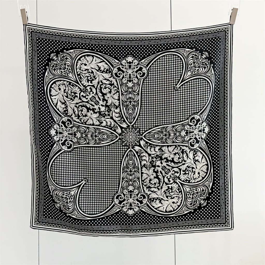 MaraSilk Pure Mulberry Silk Scarf - Square Twill MS378 34" x 34" MS37801