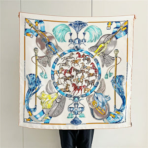 MaraSilk Pure Mulberry Silk Scarf - Square Twill MS380 34" x 34" MS38001