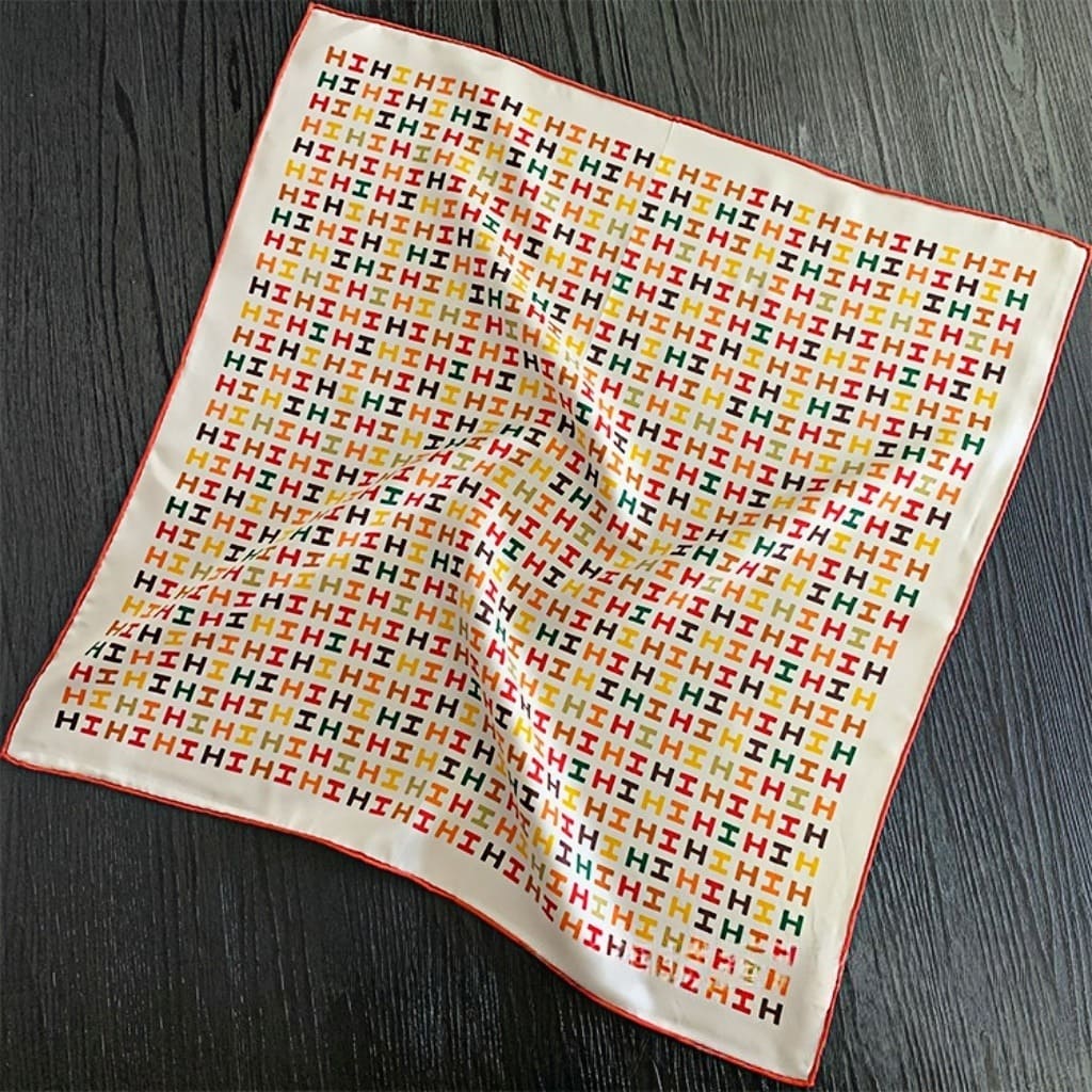 MaraSilk Pure Mulberry Silk Scarf Square Twill MS49-5