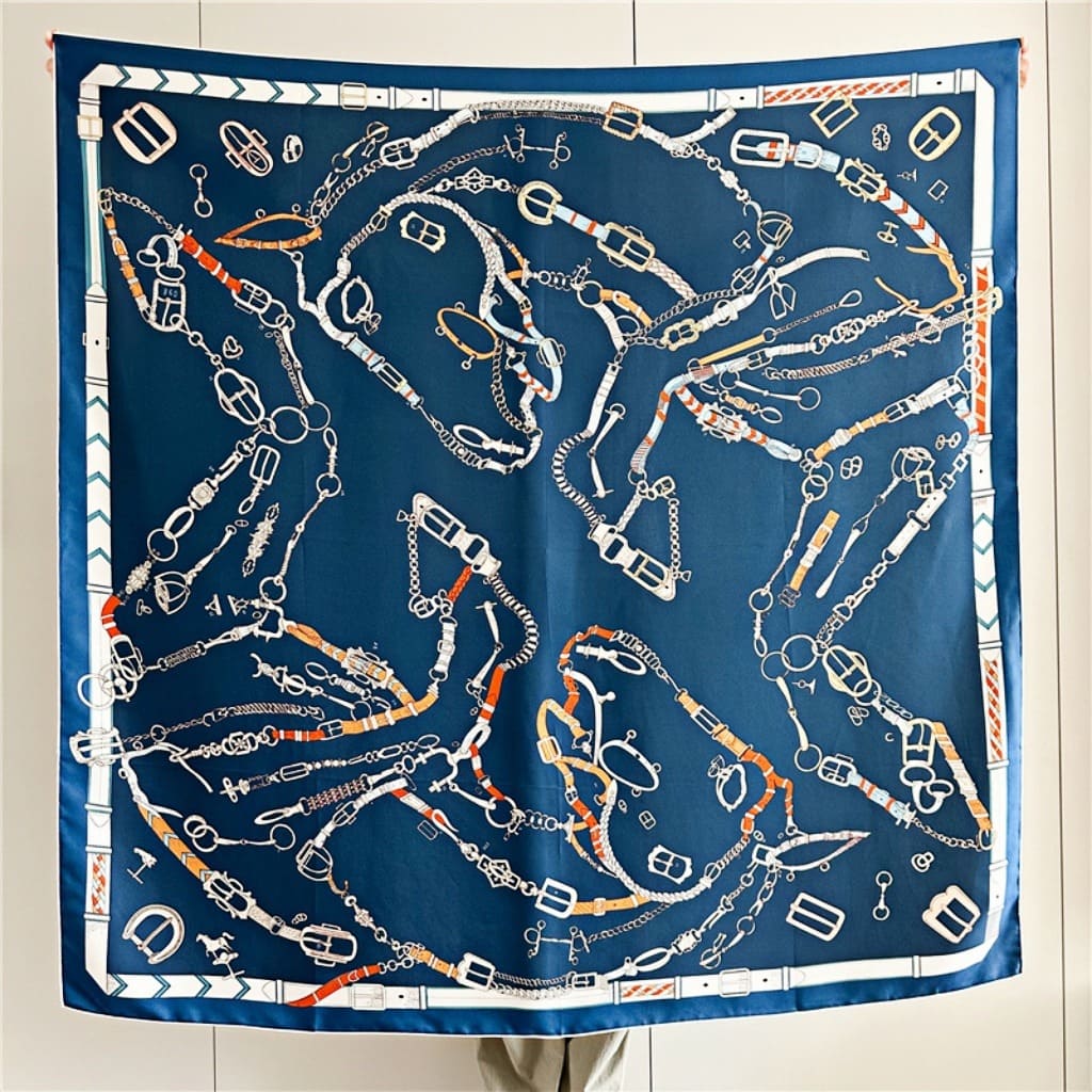 MaraSilk Pure Mulberry Silk Scarf - Square Twill MS513 53" x 53" MS51303