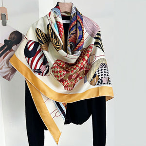 MaraSilk Pure Mulberry Silk Scarf - Square Twill MS514