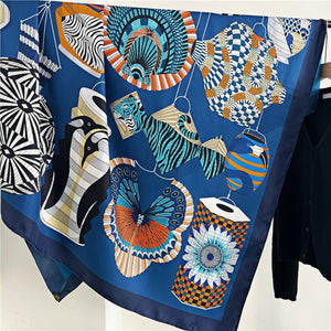 MaraSilk Pure Mulberry Silk Scarf - Square Twill MS514