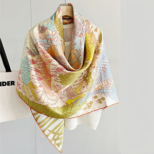 MaraSilk Pure Mulberry Silk Scarf - Square Twill MS515