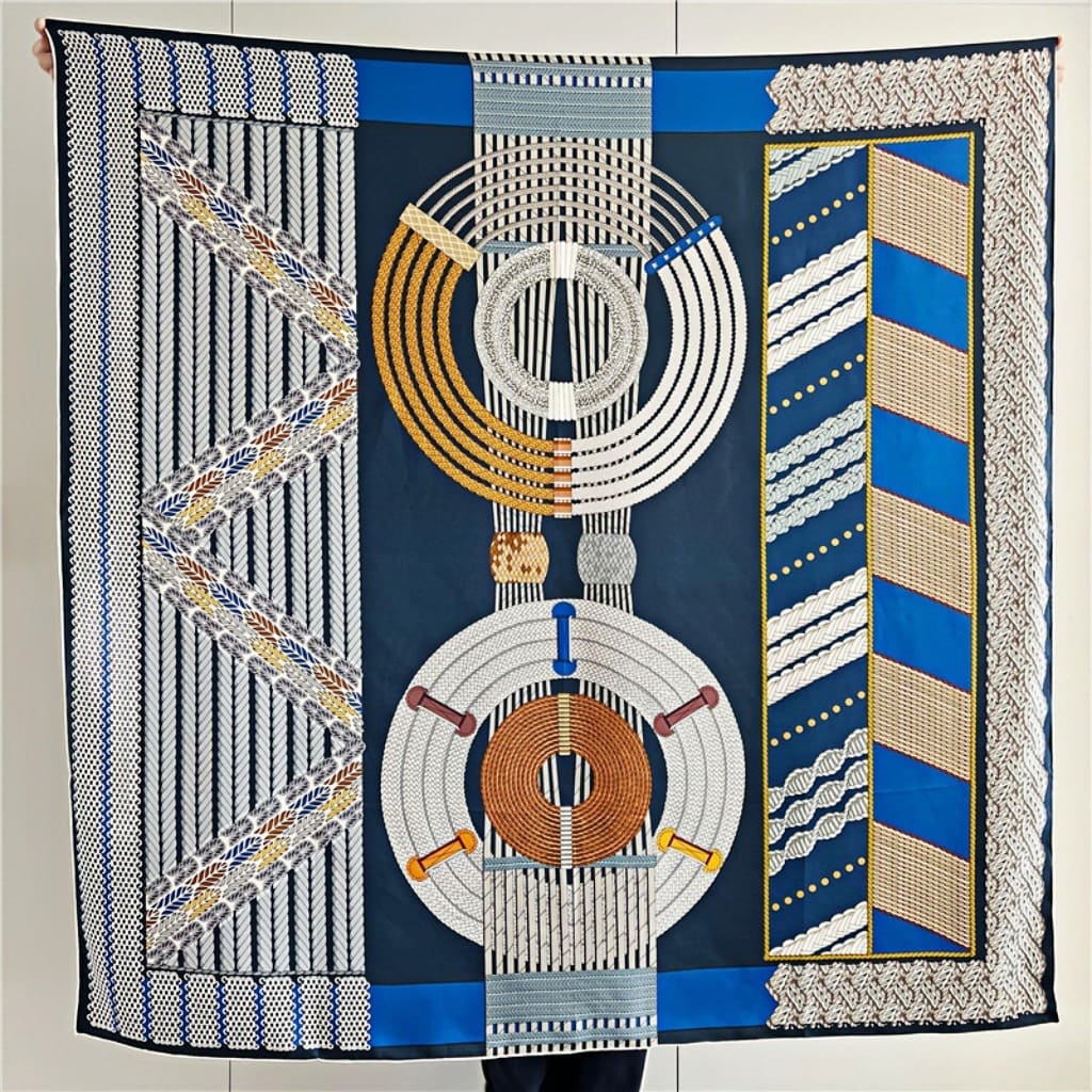 MaraSilk Pure Mulberry Silk Scarf - Square Twill MS516 53" x 53" MS51602