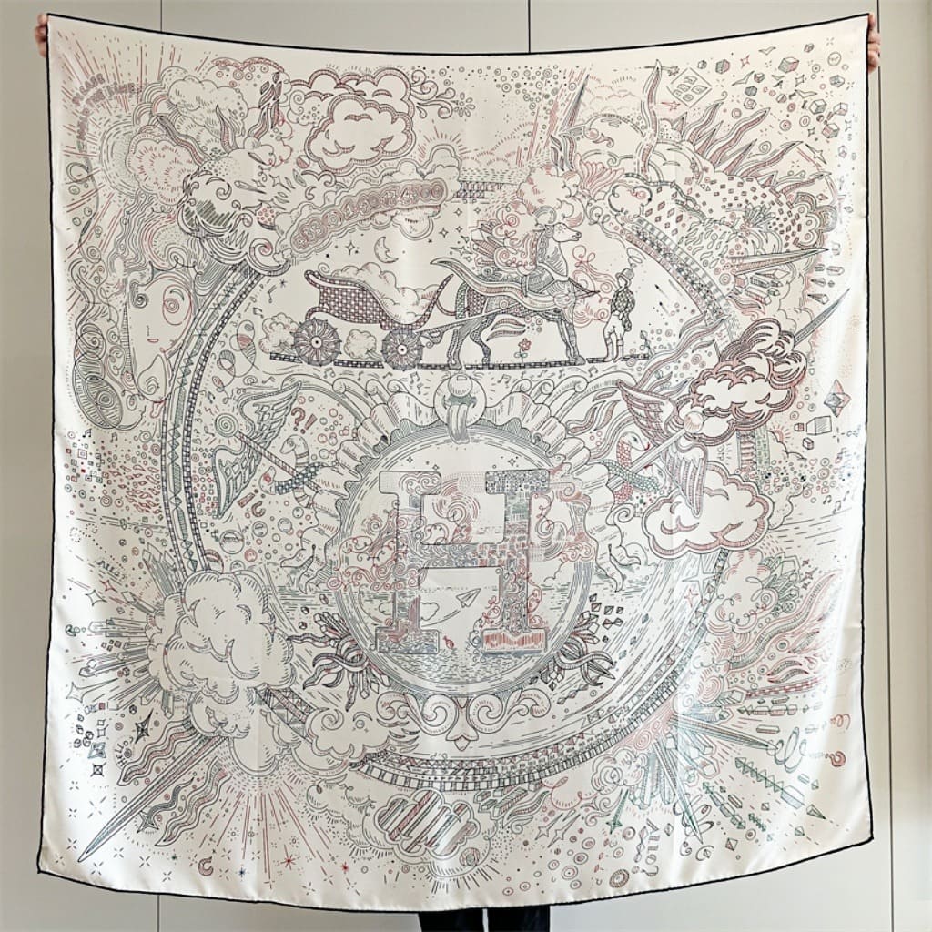 MaraSilk Pure Mulberry Silk Scarf - Square Twill MS519 53" x 53" MS51901