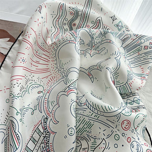 MaraSilk Pure Mulberry Silk Scarf - Square Twill MS519