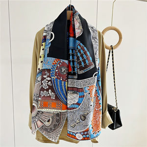 MaraSilk Pure Mulberry Silk Scarf - Square Twill MS523