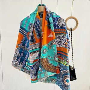 MaraSilk Pure Mulberry Silk Scarf - Square Twill MS523