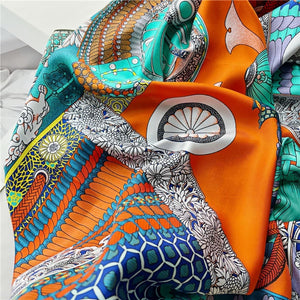 MaraSilk Pure Mulberry Silk Scarf - Square Twill MS523