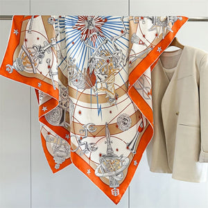 MaraSilk Pure Mulberry Silk Scarf - Square Twill MS525