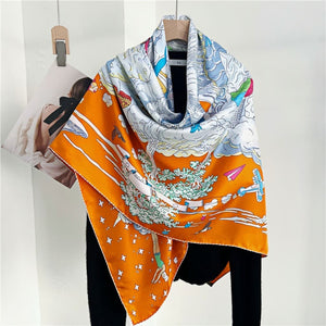 MaraSilk Pure Mulberry Silk Scarf - Square Twill MS527