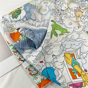 MaraSilk Pure Mulberry Silk Scarf - Square Twill MS527