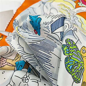 MaraSilk Pure Mulberry Silk Scarf - Square Twill MS527