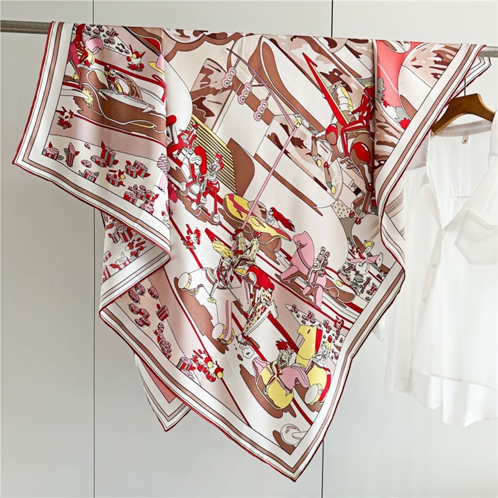 MaraSilk Pure Mulberry Silk Scarf - Square Twill MS535