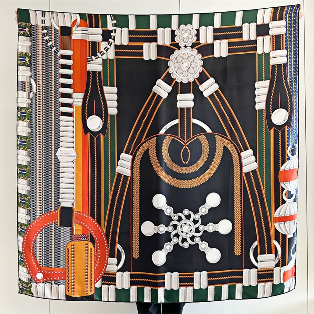 MaraSilk Pure Mulberry Silk Scarf - Square Twill MS539 53" x 53" MS53901