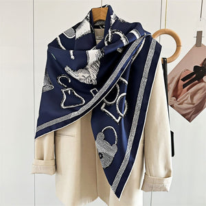 MaraSilk Pure Mulberry Silk Scarf - Square Twill MS540