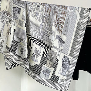 MaraSilk Pure Mulberry Silk Scarf - Square Twill MS542